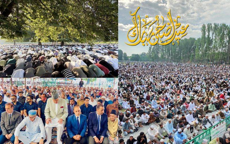 جموں و کشمیرمیں مذہبی جوش و جذے کے ساتھ عید الاضحی کا اہتمام